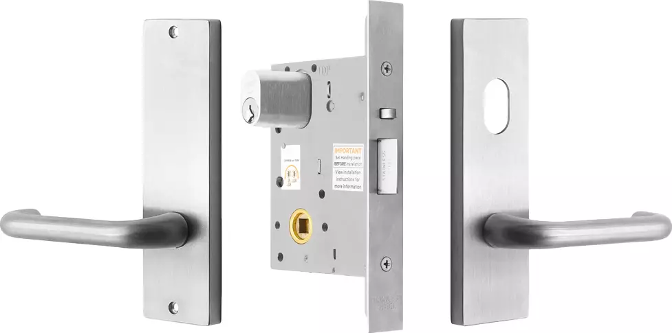 90 Lever on Plate - Storeroom Lock Kit - Extended Cyl - SC