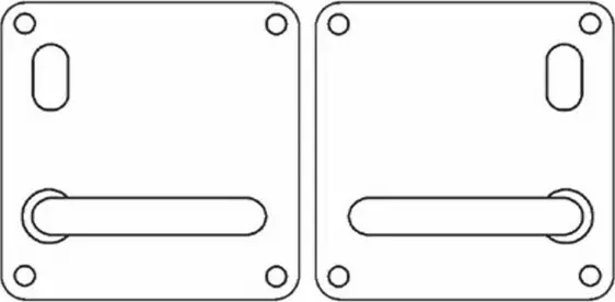 800 Series - 152 x 152mm - Internal Plates - Alpha - SC
