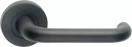 Vision - 8300/18 - Round Rose - Passage Set - BLK (Latches not Included)
