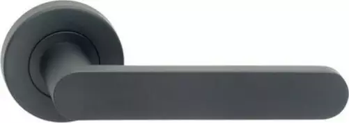 Vision - 8300/9 - Round Rose - Passage Set - BLK (Latches not Included)