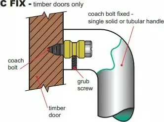 8370 ConFix - Pull Handle - 625x25x25mm - 600CTC - 316PSS
