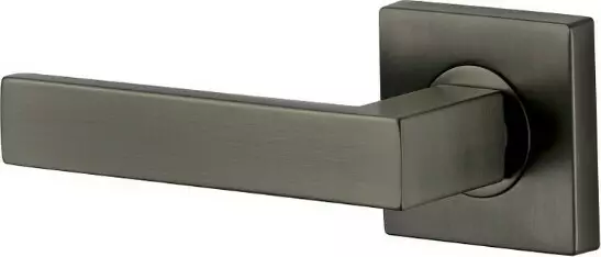 Savona Square Rose Single Dummy Trim - Graphite