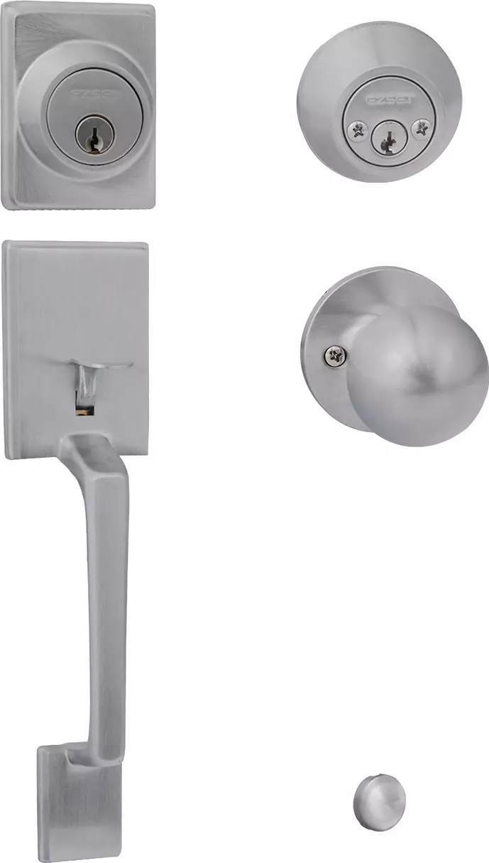 Gripset - Capri w/ Knob 60-70 B/Set Double Cylinder SC