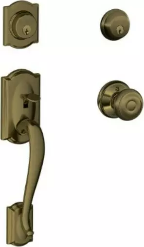 F Series - Camelot Gripsets + Georgian Knob - AB