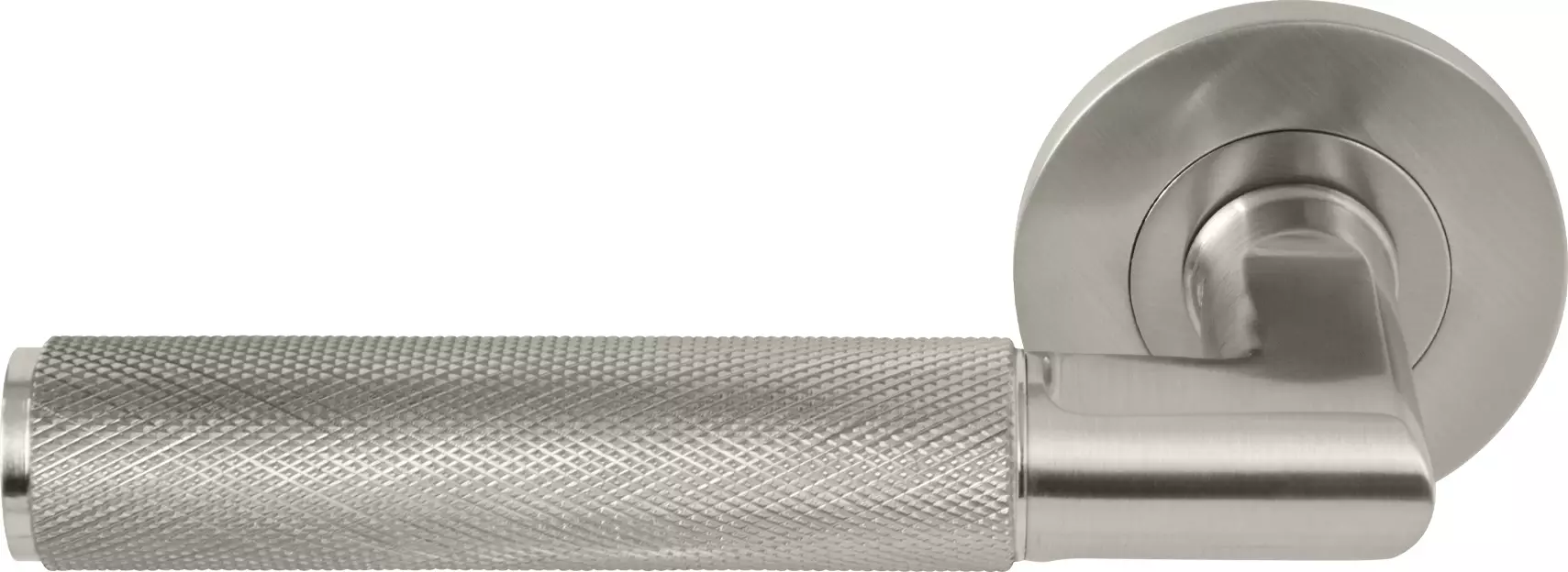 Lumina Rose Dummy Lever - Diamond Knurl   - BN