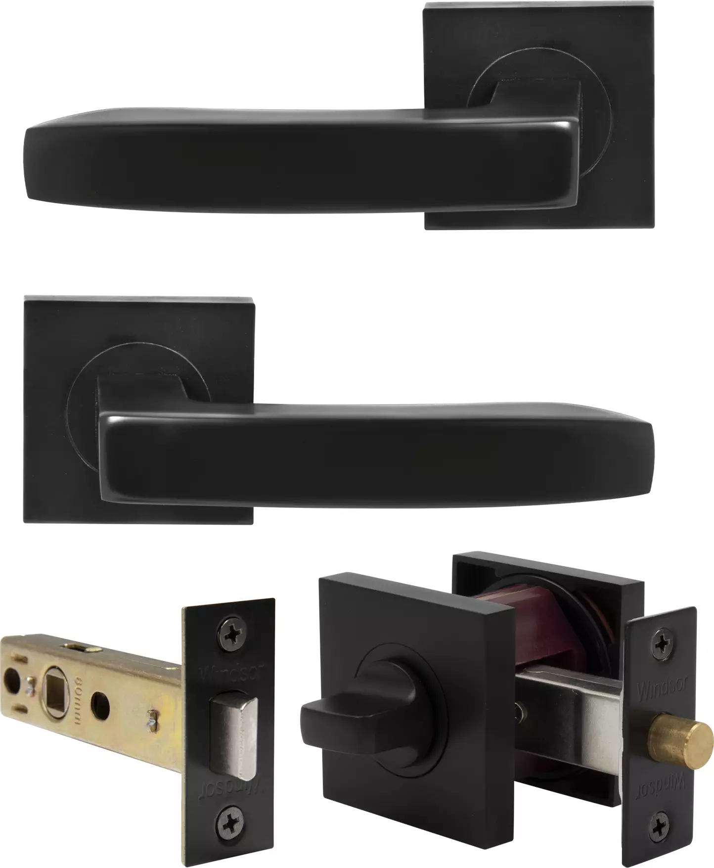 Futura Elite - Corbel Privacy Set - BLK
