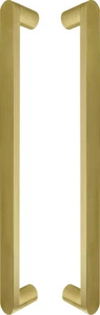 Kepler - Solid Brass - 400mm - Pull Handle Set - UB