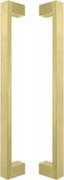Tasman - Solid Brass - 400mm - Pull Handle Set - MSB