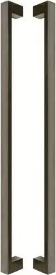 Tasman - Solid Brass - 600mm - Pull Handle Set - AB