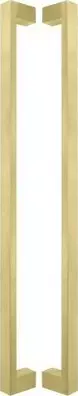 Tasman - Solid Brass - 600mm - Pull Handle Set - MSB