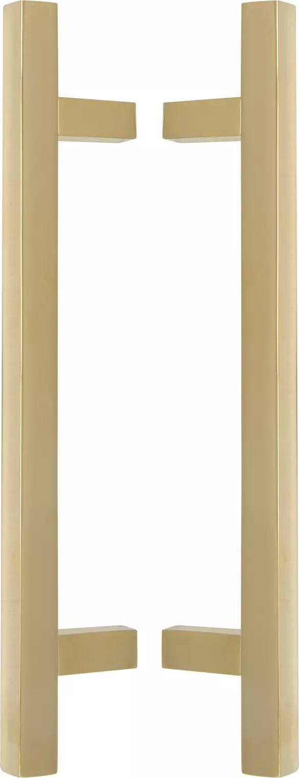 Brass - Square - Pull Handle Set - 300mm - UB