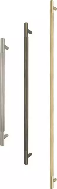 Brass - Pull Handles - 450/600/900mm - linear knurl