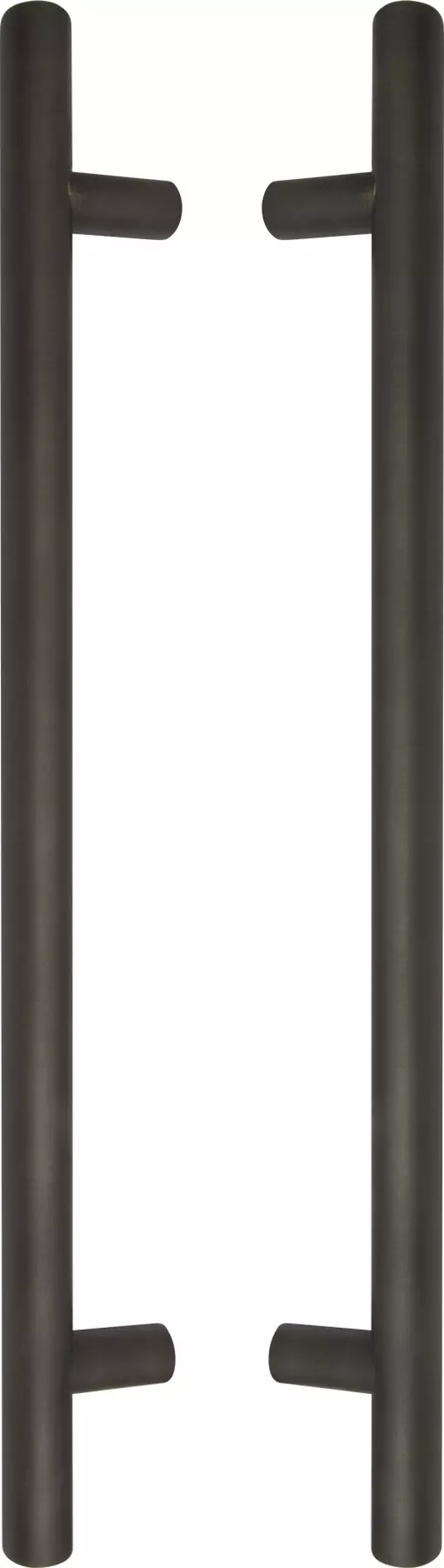 Brass - Round - Pull Handle Set - 400mm - DRB