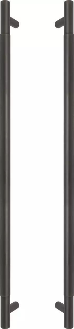 Brass - Pull Handle Set - 600mm - plain - DRB