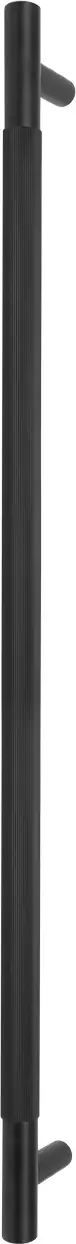 Brass - RF Pull Handle 600mm - linear knurl - BLK