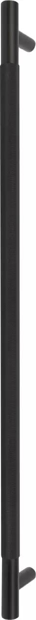 Brass - RF Pull Handle 600mm - diamond knurl - BLK