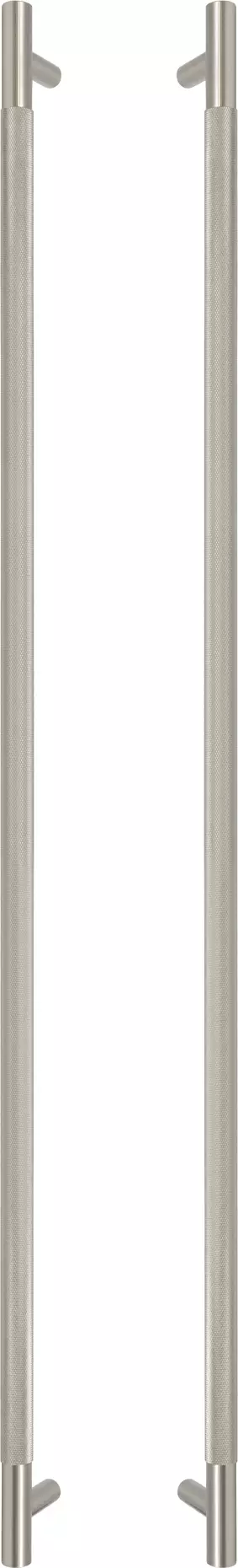 Brass - Pull Handle Set - 900mm - diamond knurl - BN