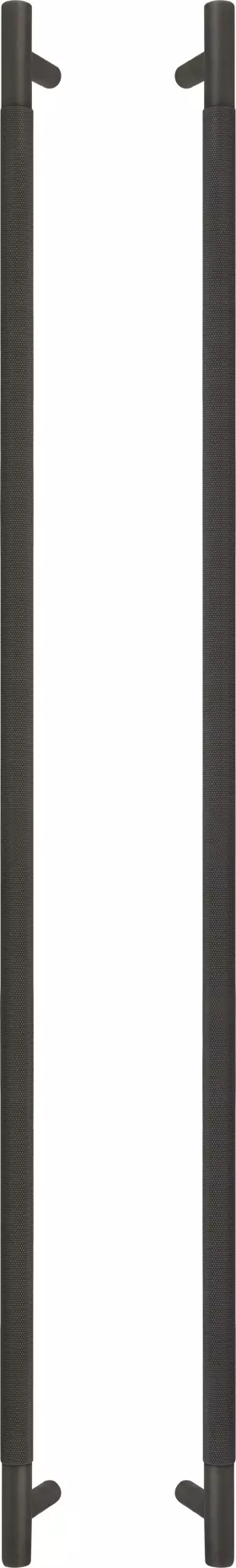 Brass - Pull Handle Set - 900mm - diamond knurl - DRB