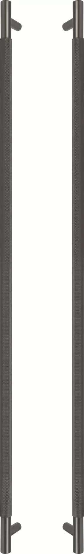 Brass - Pull Handle Set - 900mm - diamond knurl - GN