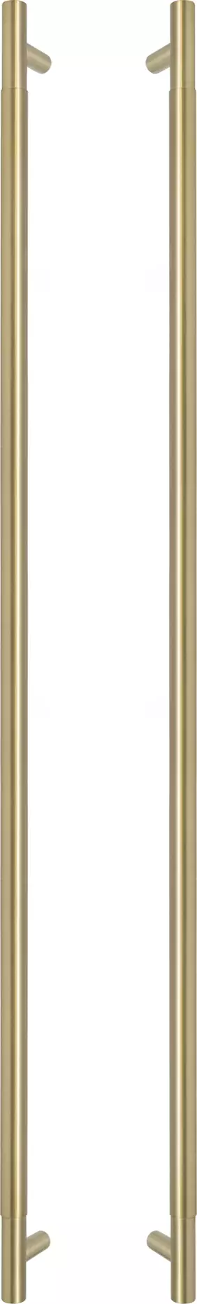 Brass - Pull Handle Set - 900mm - plain - MSB