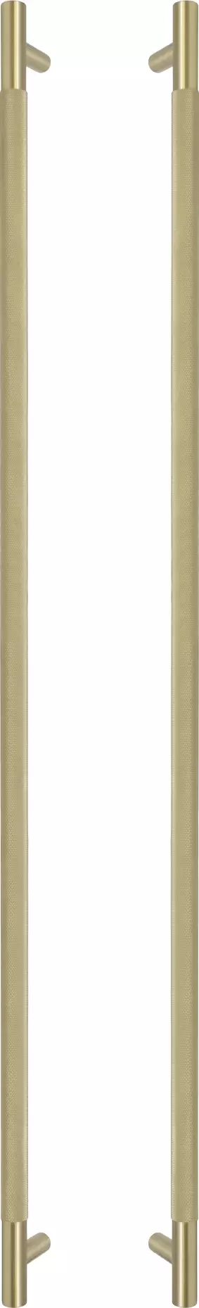 Brass - Pull Handle Set - 900mm - diamond knurl - MSB