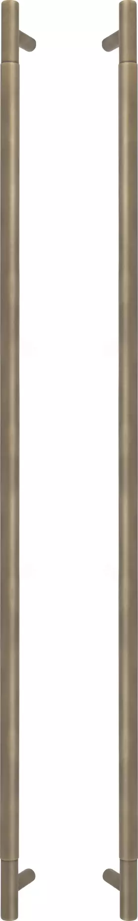 Brass - Pull Handle Set - 900mm - plain - RB