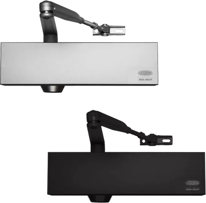 726 Std/P Arm - Door Closer EN 2-6 BC  - BLK / SIL