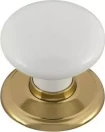 Classic 45mm White Wardrobe Knob - BG
