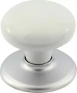 Classic 45mm White Wardrobe Knob - SP