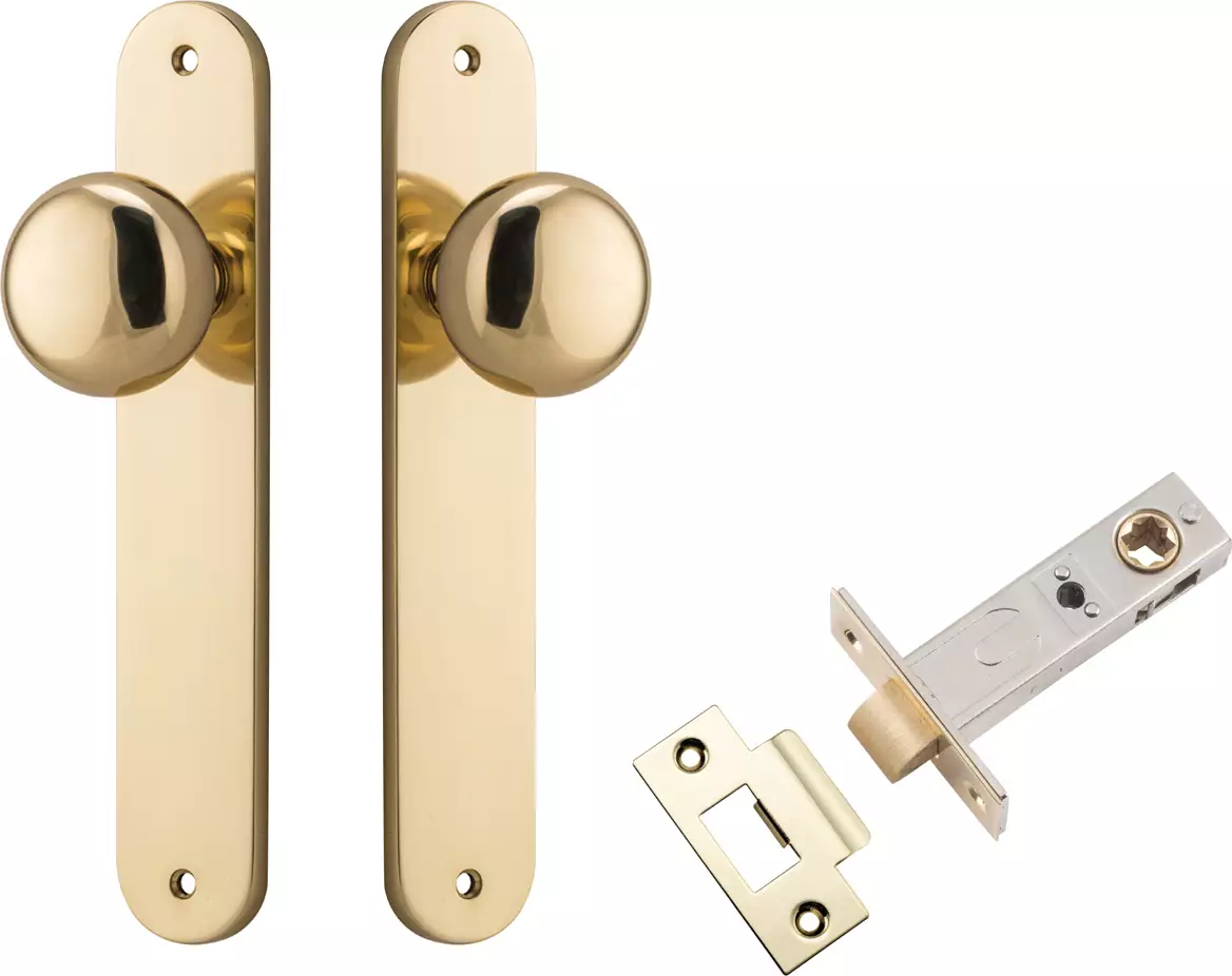 Cambridge Knob - Oval Passage Set - PB