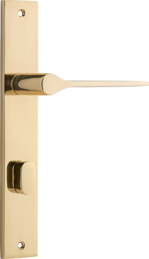 Como Lever - Rectangular Privacy Pair - PB