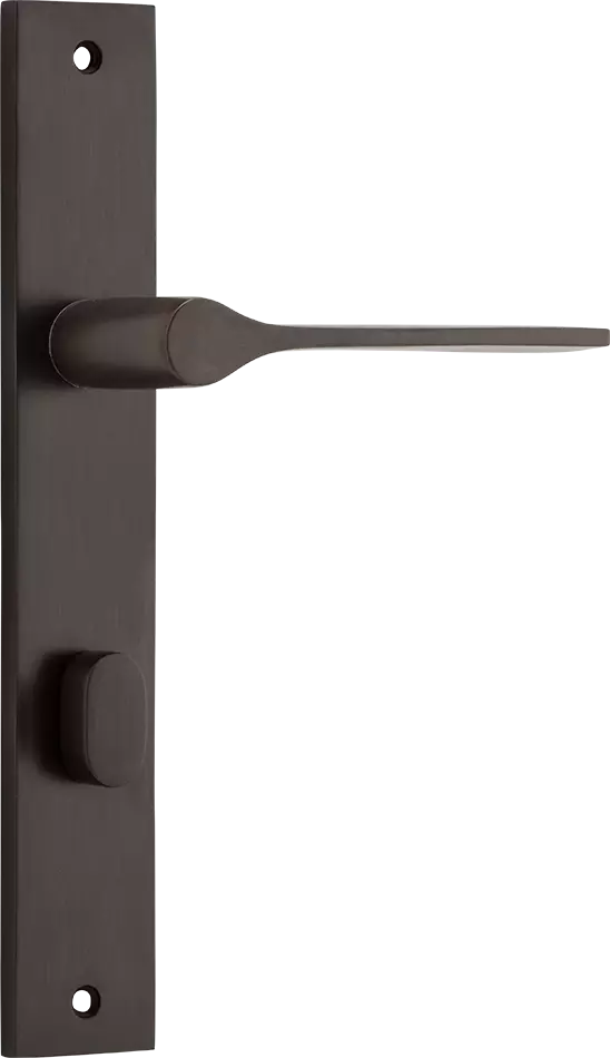 Como Lever - Rectangular Privacy Pair - SB