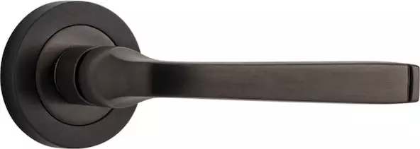 Annecy Lever - Round Rose Pair - SB