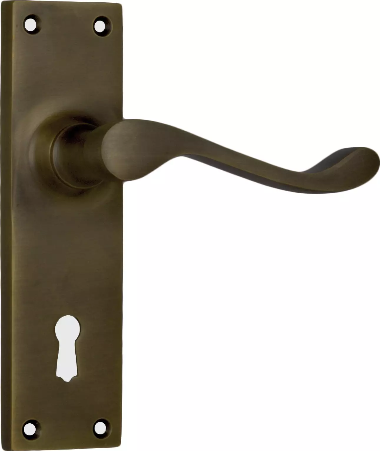 Victorian Lever - Long Backplate - Lever Pair - AB