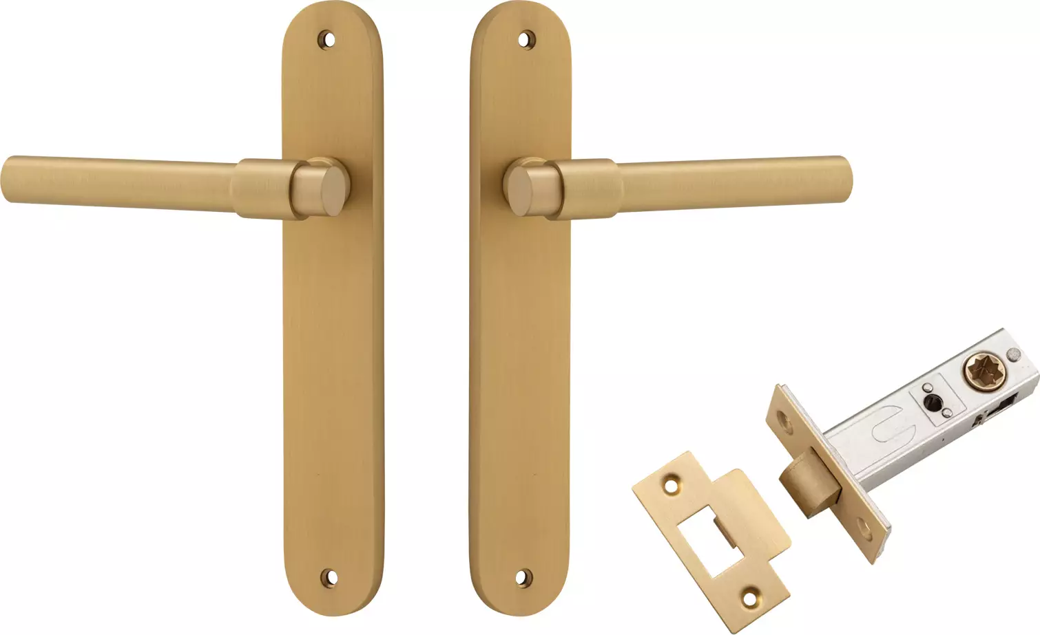 Helsinki Lever - Oval Passage Set - BB