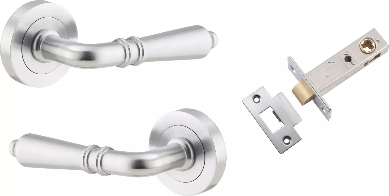 Sarlat Lever - Round Rose Passage Set - SC