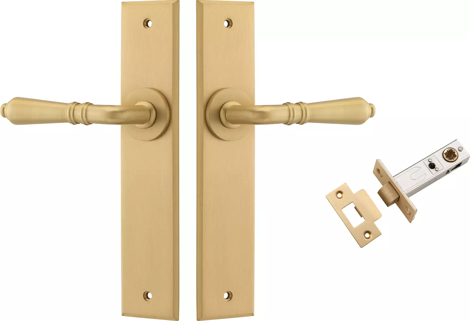 Sarlat Lever - Chamfered Passage Set - BB