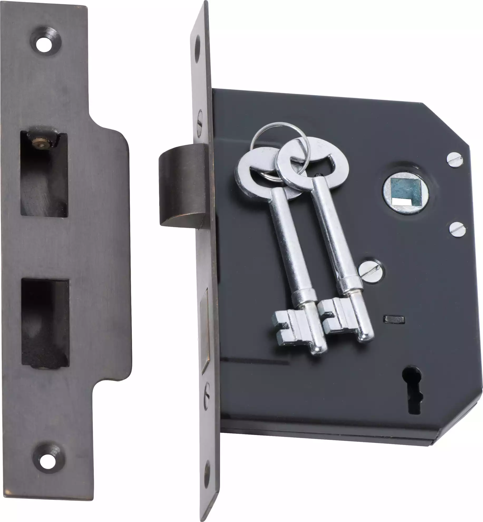 3 Lever Mortice Lock - Backset 57mm - AB