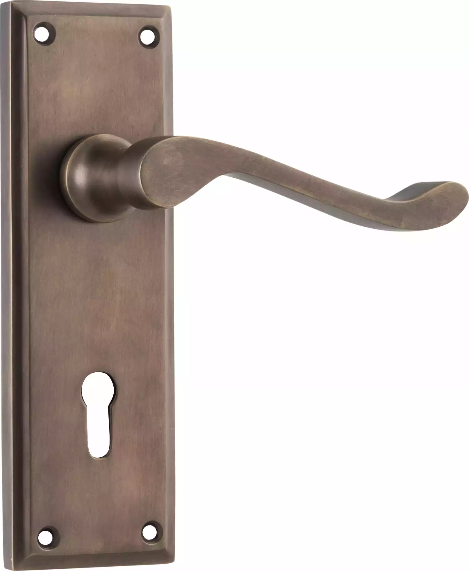 Camden Lever - Long Backplate - Lever Pair - AB