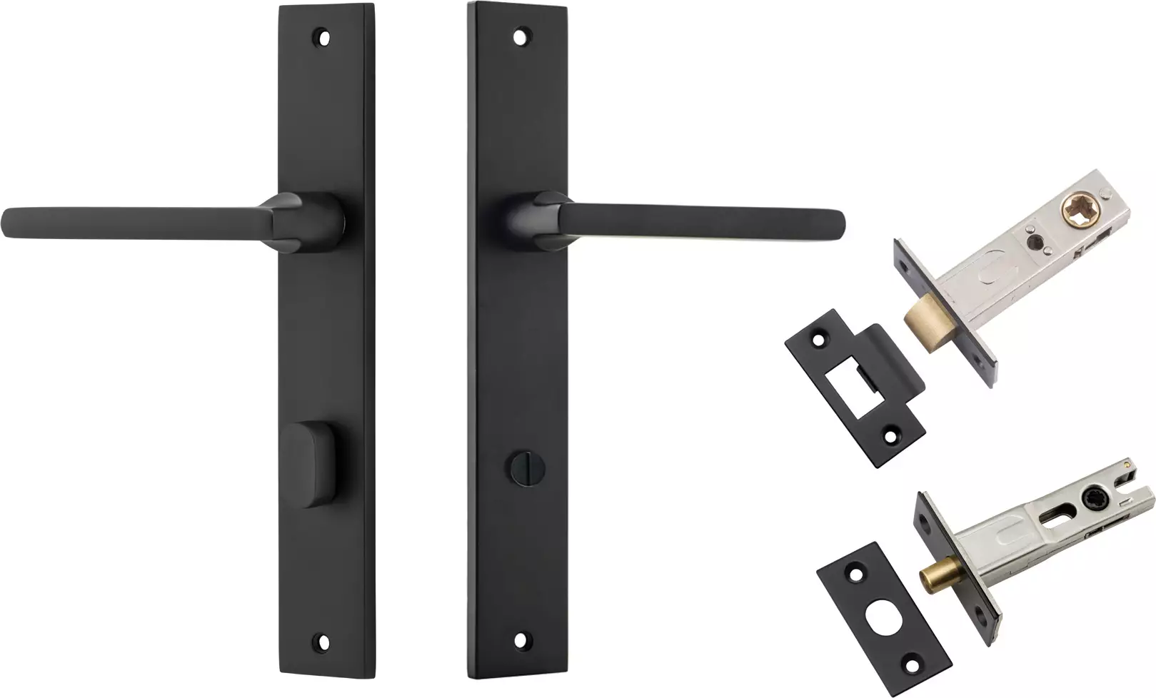 Baltimore Lever - Rectangular Privacy Set - MB