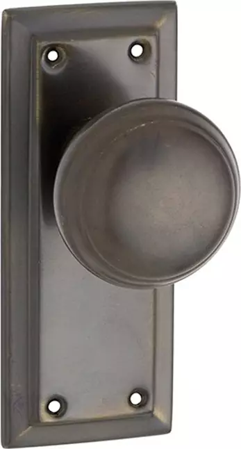 Richmond 125 x 50mm Knob on Short Plate Set - AB