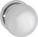 Plain Mortice 54mm Knob on 54mm Rose - CP