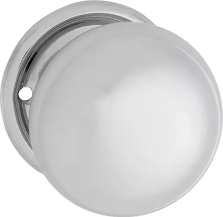 Plain Mortice 54mm Knob on 54mm Rose - CP