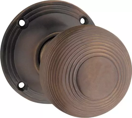 Reeded 51mm Knob on 60mm Backplate - AC