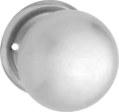 Plain Mortice 54mm Knob on 54mm Rose - SC