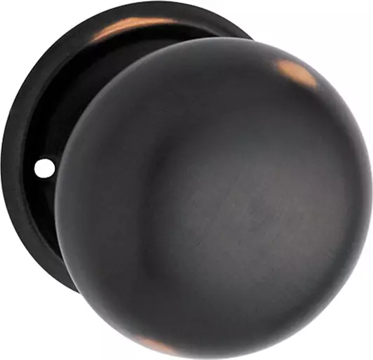 Plain Mortice 54mm Knob on 54mm Rose - AC