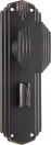 Napier 178 x 54mm Knob on Privacy Plate Set - AC