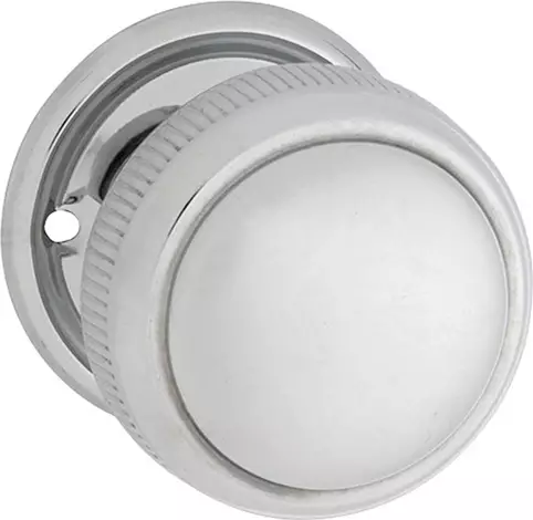 Milled Edged 52mm Knob on 52mm Backplate - CP