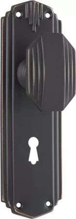 Napier 178 x 54mm Knob on Std Keyhole Plate Set - AC