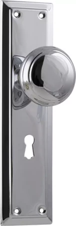Richmond 200 x 50mm Knob on Std Keyhole Plate Set - CP
